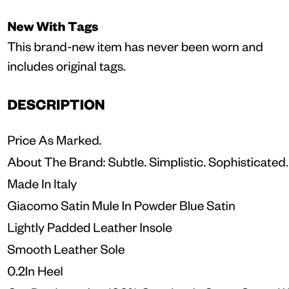 THE ROW GIACOMO SATIN MULE (NEW) - Picture 11 of 13